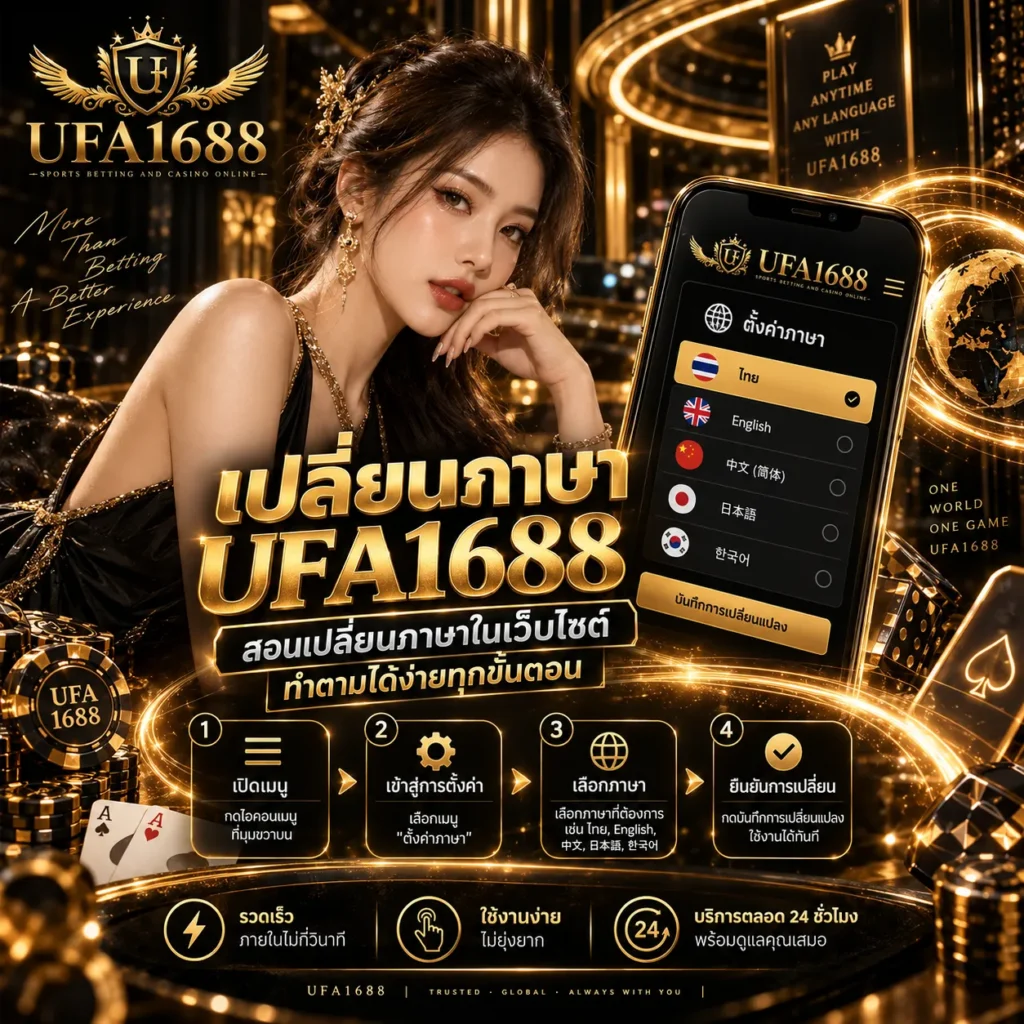 ตั้งค่าภาษา UFA1688